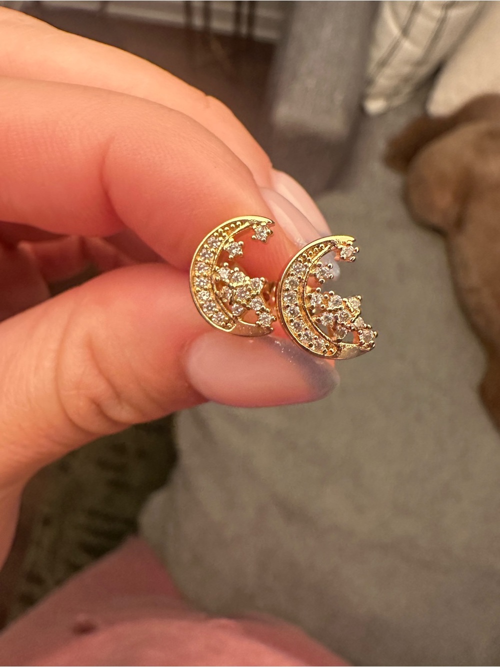 NEW Rose Gold Celestial Earrings - Pretty Bird Jewelry